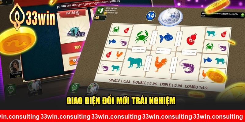 Giao diện đổi mới trải nghiệm của 33WIN 